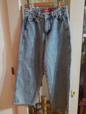 Worship Sloucher Jeans Baggy, Blue, US Size 2.